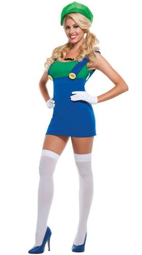 Halloween Super Mario Girls Cosplay Costume