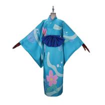 Demon Slayer Kimono Cosplay Costume Kamado Hashibira Inosuke Halloween Outfit Dress Up For Women