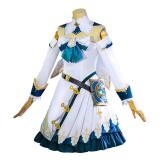 Game Genshin Impact Costume Barbara Cosplay Princess Dress Uniform Outfit Halloween Set Suit