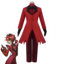Hazbin Hotel Cosplay Costume Alastor Angel Dust Jacket Anime Halloween Suit Outfit Sets Dress Up For Adults