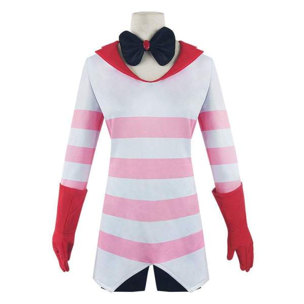 Hazbin Hotel Angel Dust Cosplay Costume Anime Halloween Suit Outfit Sets Dress Up For Women