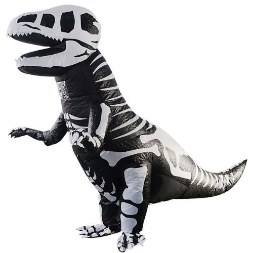 Halloween skull dinosaur inflatable costume