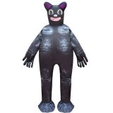 Black cat adult and children inflatable cosplay costume