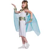 Egyptian Queen Costume Kids Halloween Cosplay Dress Outfit
