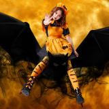 Vampires Maid Witch Jack Pumpkin Lantern Prop Costume