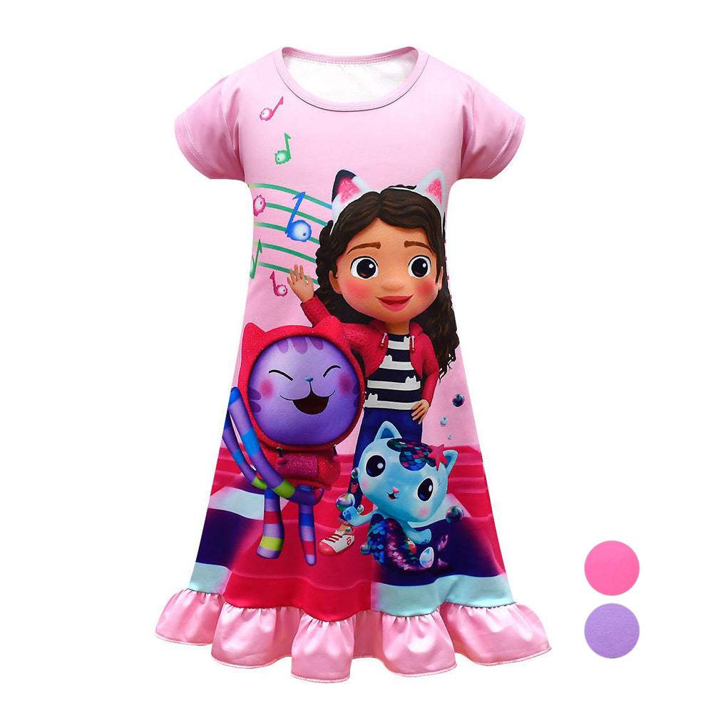 US 11.89 Gabby's Dollhouse Costume Dresses Nightgown Ruffle Princess