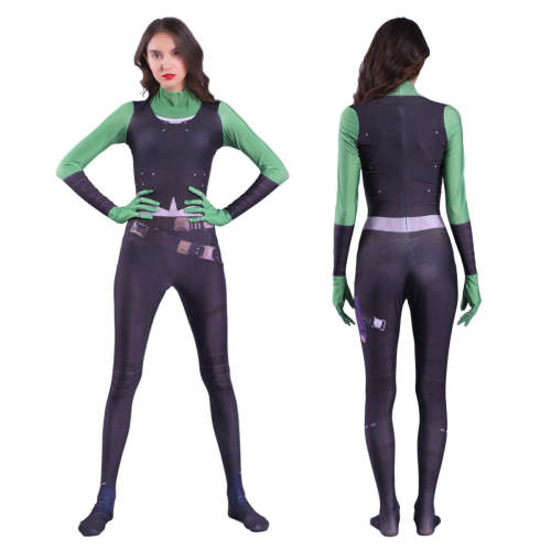 Gamora Costumes Guardians of The Galaxy Cosplay Jumpsuit Superhero Avengers Zentai