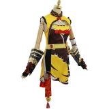 Genshin Impact Xiangling Cosplay Costume Women Role Play Dress Adult Halloween Party Outfit