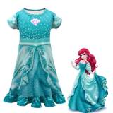 The Little Mermaid Ariel Princess Dress Little Girl Halloween Pajamas Dress