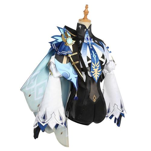 Genshin Impact Yan Fei Eula Cosplay Costume Knight Suit Halloween Outfit
