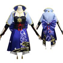 Genshin Impact COS Halloween Costume Shinri Ayaka Anime Cosplay Fancy Skirts Comic Cons Uniform