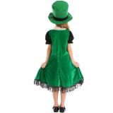 Irish Leprechaun Cosplay Costumes for Kids St. Patrick's Day Dwarf Dress Halloween Festival Party Outfit