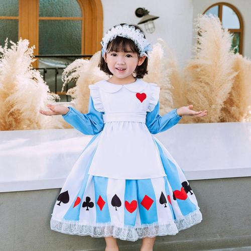 Halloween Cosplay Princess Alice Maid Children's Dress