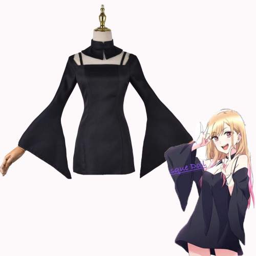 My Dress-Up Darling Marin Kitagawa Dress Cosplay Costume Halloween Black Outfits Dresses For Women
