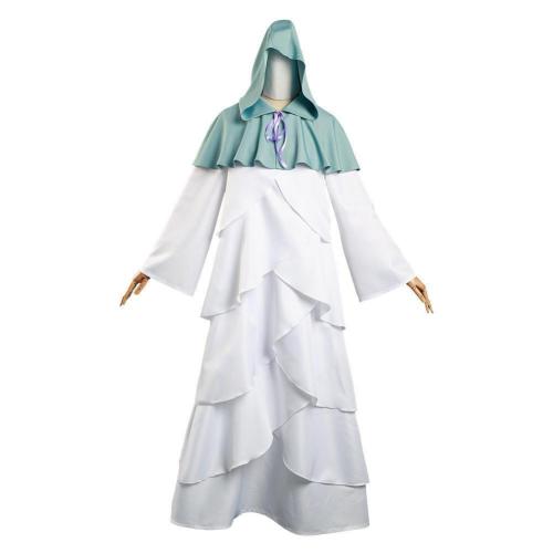 The Promised Neverland Mujika Cosplay Costume Long Robe Cloak Halloween Cape Carnival Outfit for Adults