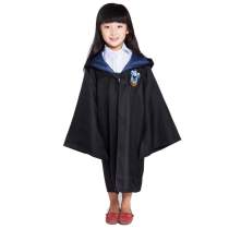 Porter Ravenclaw Robe Cosplay Costume for Kids Halloween Party