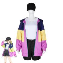 Party Rogue Zhuge Kongming Cosplay Costumes Eiko Tsukimi Anime Clothing Coat Suit for Women