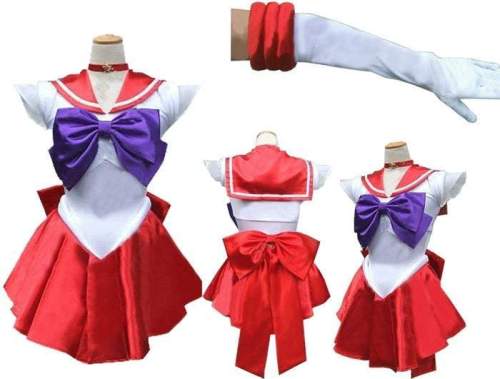 Sailor Moon Venus Uranus Mercury Mars Uniform Halloween Cosplay Costume