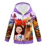 Spirit-Stallion of the Cimarron Hoodie Zip Up Cartoon Hooded Sweatshirt for Girls