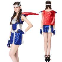 Thor Girl American Super Hero Cosplay Dress Women Halloween Costume
