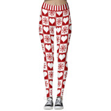Christmas Pants leggings Grinch Grinch Digital Print Women