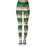 Christmas Pants leggings Grinch Grinch Digital Print Women