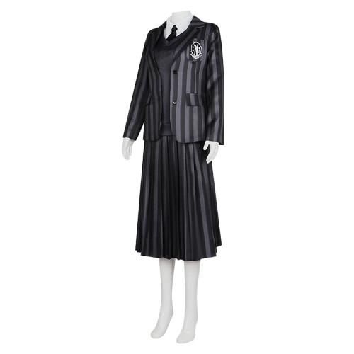 Wednesday Costume The Addams Family Cosplay Costumes Skirt Suit For Women
