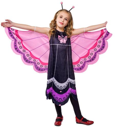 Butterfly Girls Halloween animal children’s day outfit dress up birthday party costume