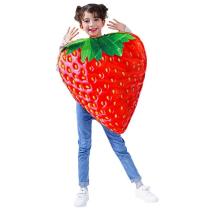 Halloween Children Strawberry Fruit Cosplay Costume Fancy Dress for Kids
