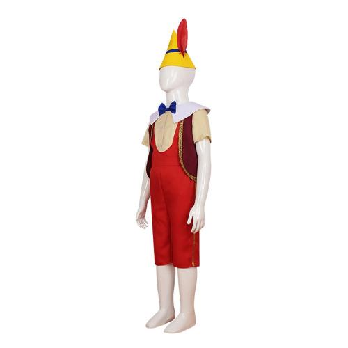 Pinocchio with the long nose Cosplay Costume Anime Suit Outfit Sets Up