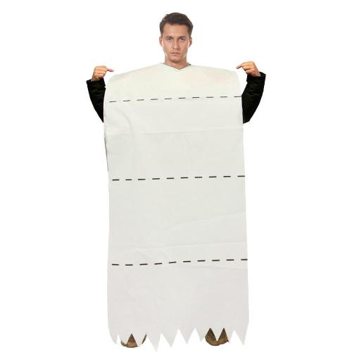 Adult Spoof toilet paper Funny Novelty Halloween Cosplay Costume