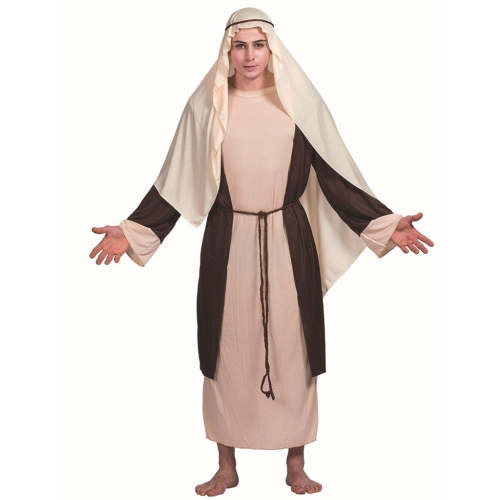 Men Saint Joseph Cosplay Costume Arabian Businessman Merchant Carnival Party Male Outfits Clothing Halloween