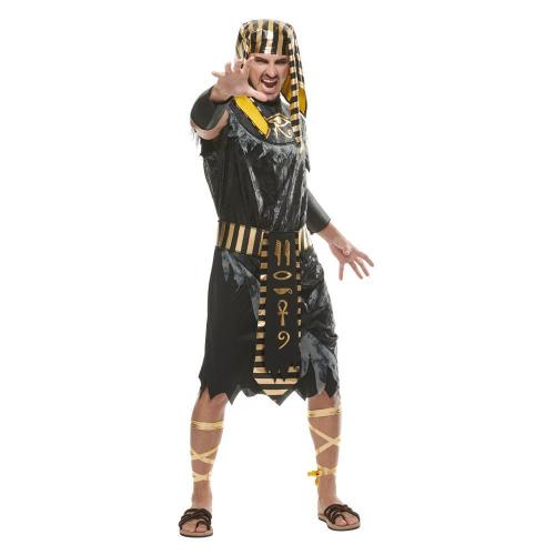 Ancient Pharaoh King of Egypt Cosplay Costume Egyptian Halloween Party Stage Outfit Set Dress Up for Men