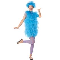 Blue Mesh Tutu Dress Shower Poof Adult Party Halloween Costumes for adult