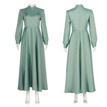 Howl's Moving Castle Green Maid Dress Halloween Carnival Suit Cosplay Costume