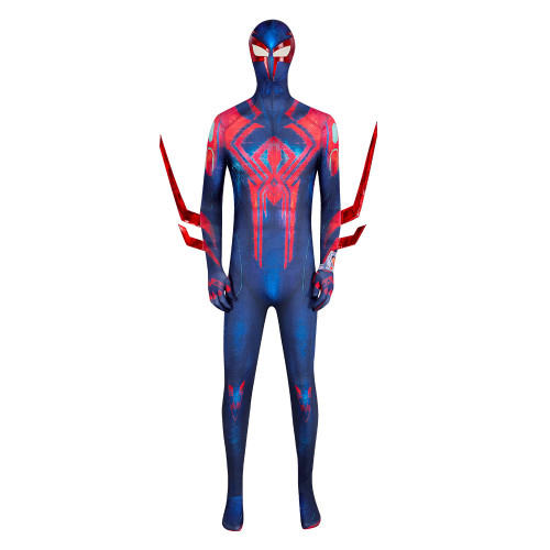 SpiderMan Across the Spider Verse Miguel O'Hara 2099 Zentai Cosplay Costume Outfits Halloween Carnival Suit Adults