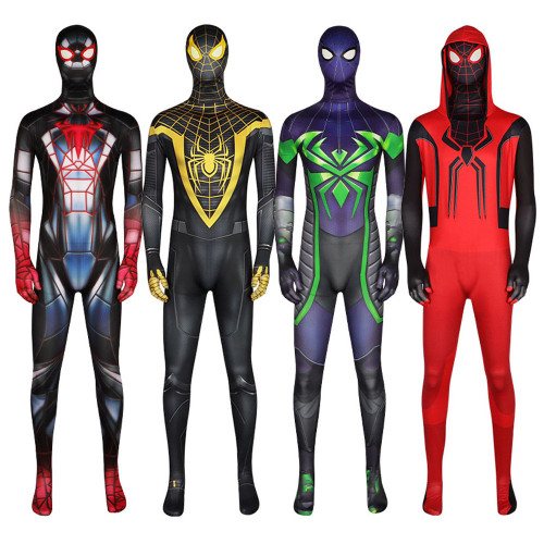 Spider-Man Jumpsuit Halloween Outfits Cosplay Costume Carnival Suit Adult