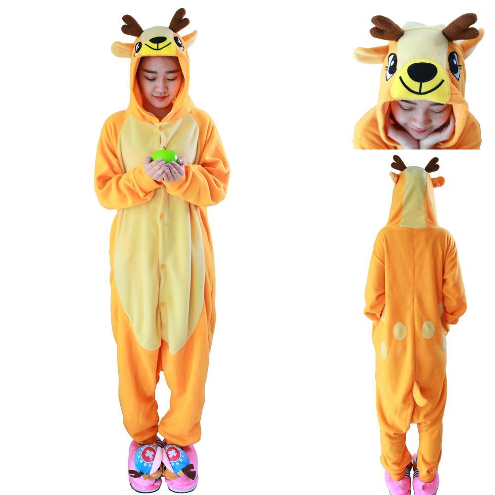 US 27.59 Gift Reindeer Sika Deer Animal Kigurumi Costume Onesie