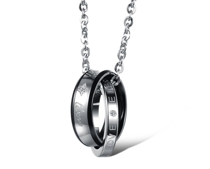 Stainless Steel Couple Pendant for Sale