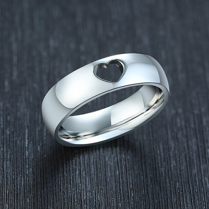 Wholesale Stainless Steel Hollow Ring for Wedding