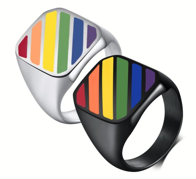 Wholesale Stainless Steel Black Rings