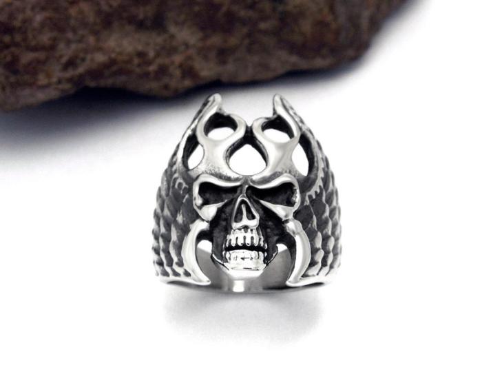 Stainless Steel Skull Rings Wholesalers