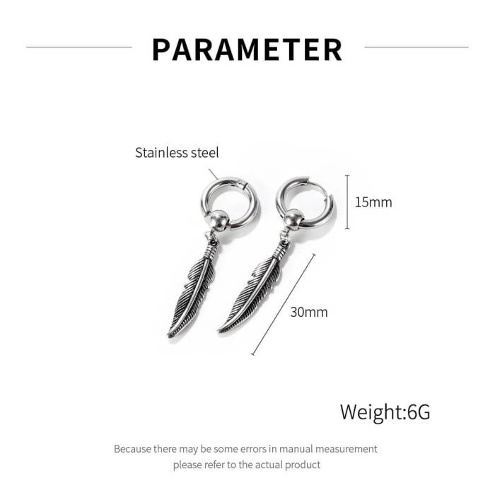 Wholesale Stainless Steel Men Earring