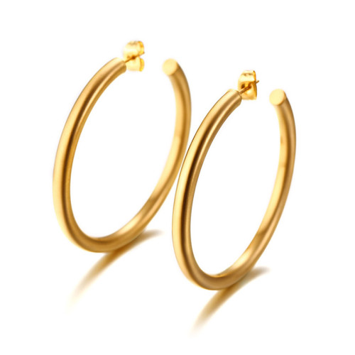 Wholesale Stainless Steel Thick Hoop Earrings