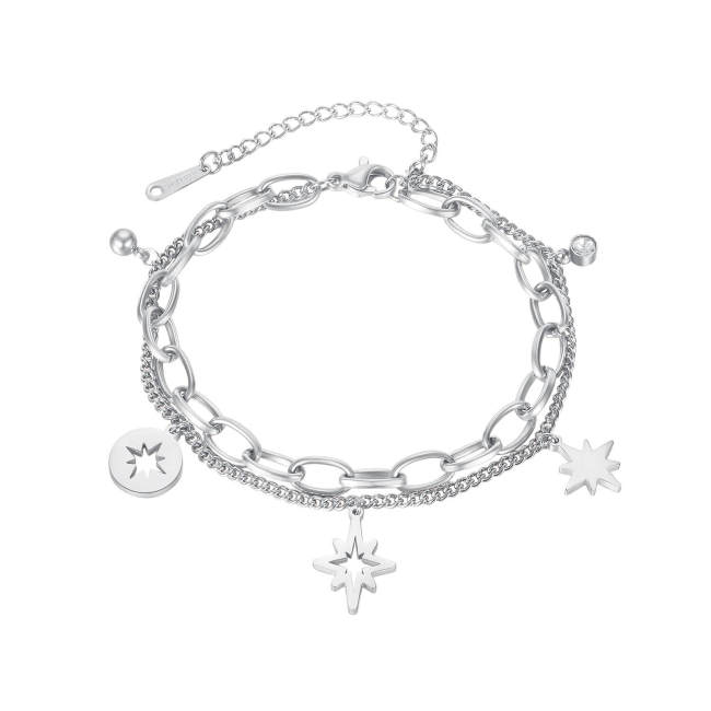 Wholesale Womens Cuban Link Bracelet Stainless Steel