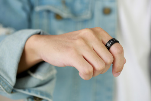 Wholesale Stainless Steel Ring with Viking Amulet