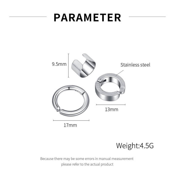 Wholesale Stainless Steel Chunky Hoops