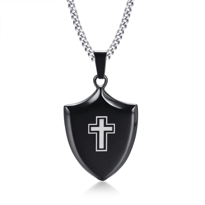 Wholesale Stainless Steel Mens Black Pendant