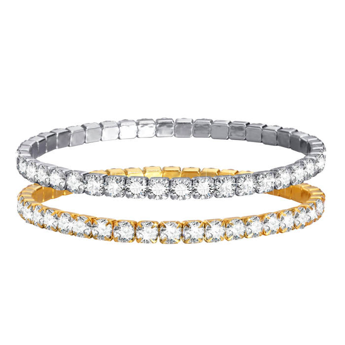 Wholesale Stainless Steel Zirconia Bracelet