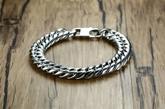 Wholesale Cuban Bracelet 11.5mm Stainless Steel